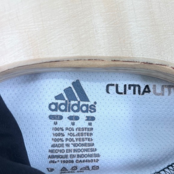 Adidas FAMU Rattlers Polo Shirt Mens Medium Black Climalite Athletic Collegiate - Picture 6 of 10